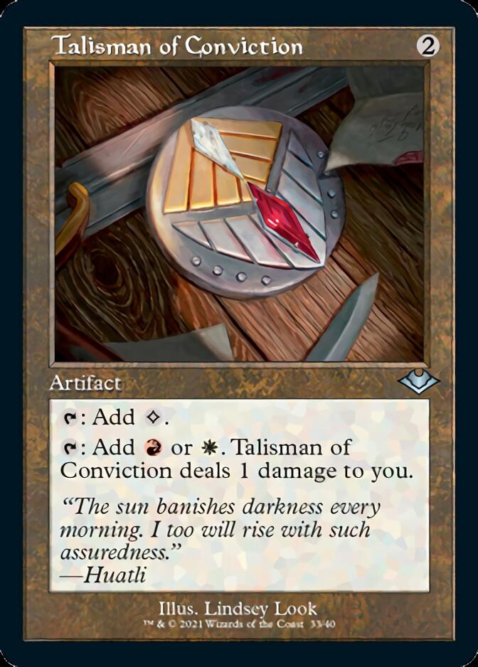 Talisman of Conviction (Retro) [Modern Horizons] | Silver Goblin