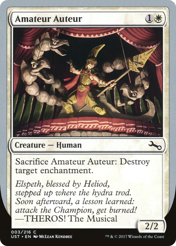 Amateur Auteur (THEROS! The Musical) [Unstable] Foil
