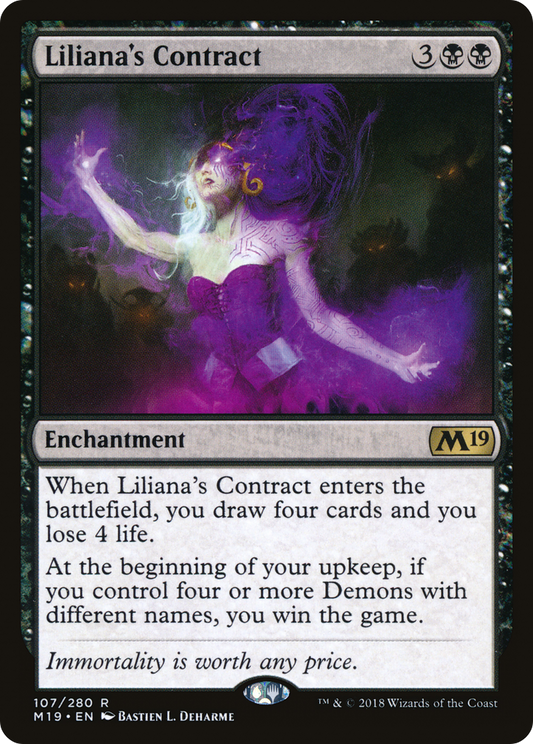 Liliana's Contract [Core Set 2019]