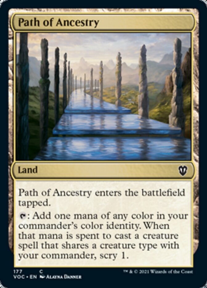 Path of Ancestry [Innistrad: Crimson Vow Commander] | Silver Goblin