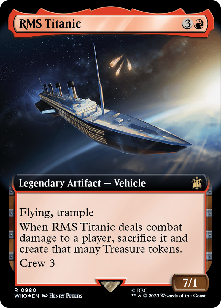 RMS Titanic (Extended Art) (Surge Foil) [Doctor Who] | Silver Goblin