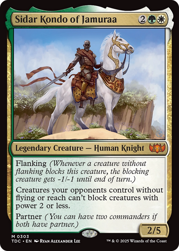 Sidar Kondo of Jamuraa (303) - Commander: Tarkir: Dragonstorm