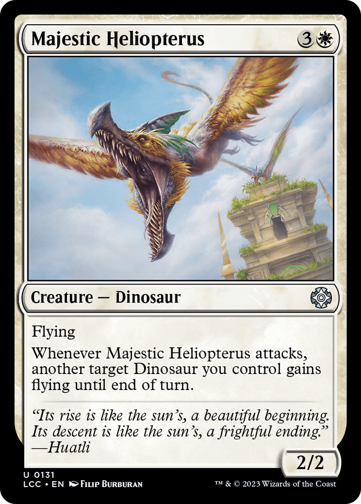 Majestic Heliopterus [The Lost Caverns of Ixalan Commander] | Silver Goblin