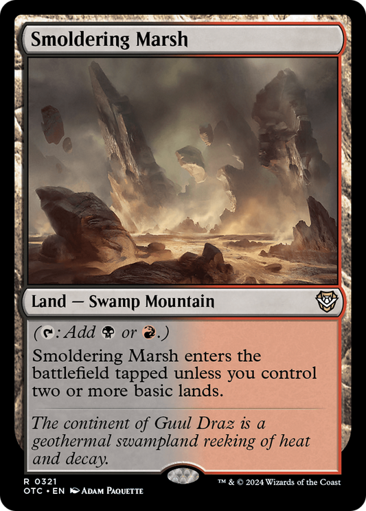 Smoldering Marsh [Outlaws of Thunder Junction Commander]