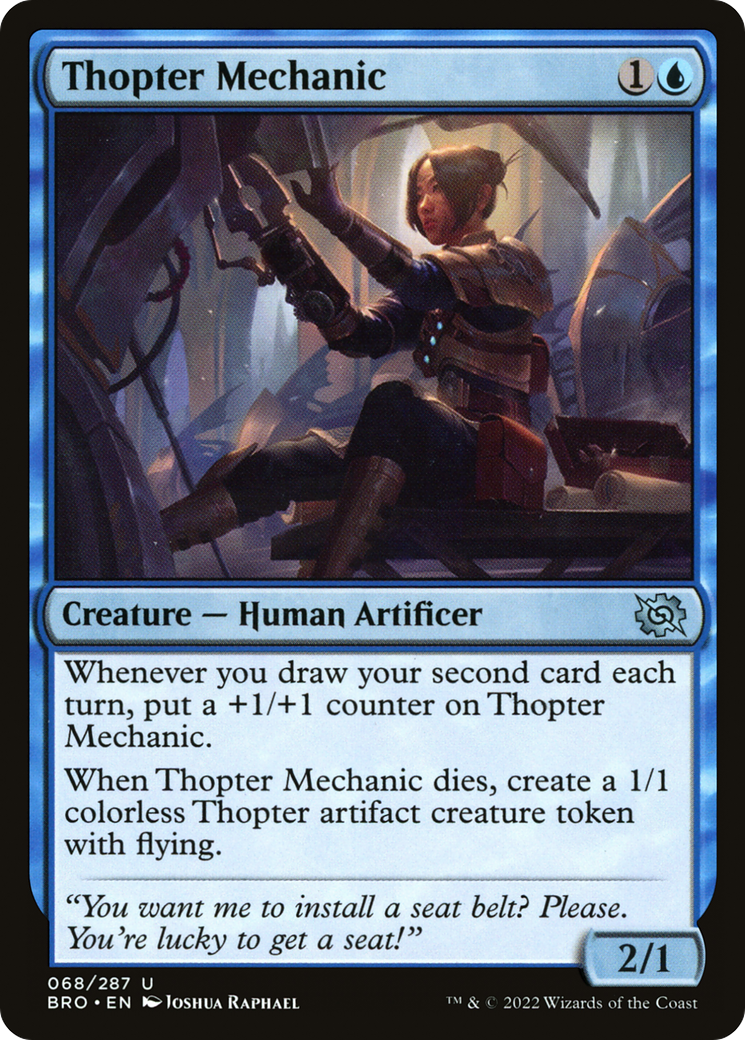 Thopter Mechanic [The Brothers' War] | Silver Goblin