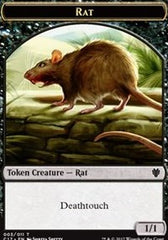 Rat // Cat Double-Sided Token [Commander 2017 Tokens] | Silver Goblin