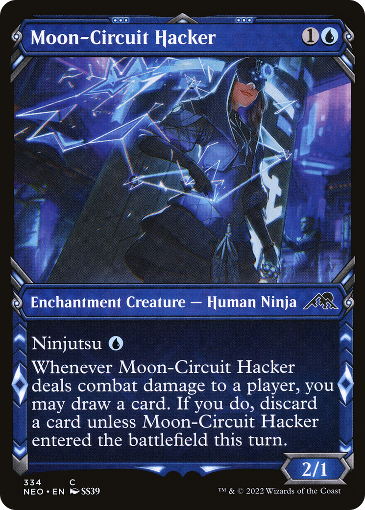 Moon-Circuit Hacker (Showcase Ninja) [Kamigawa: Neon Dynasty]