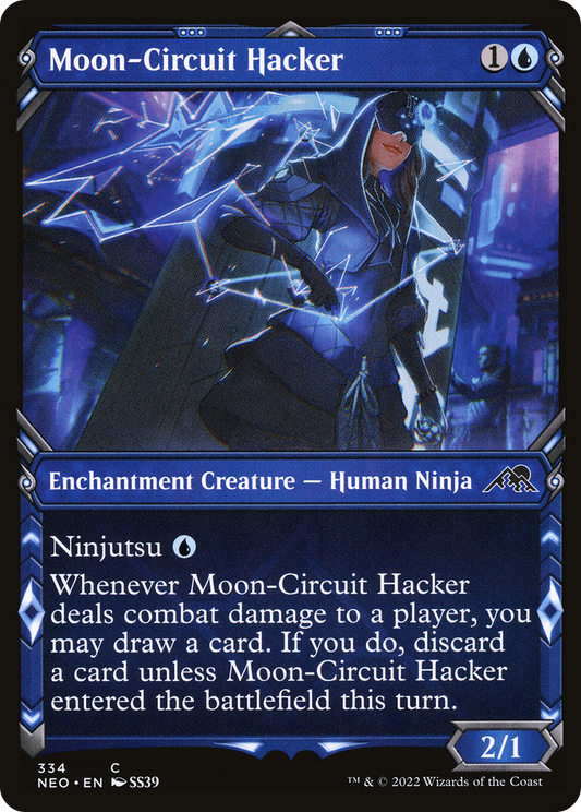 Moon-Circuit Hacker (Showcase Ninja) [Kamigawa: Neon Dynasty]