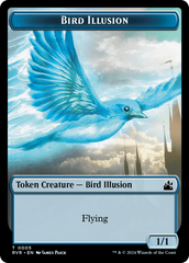 Goblin (0008) // Bird Illusion Double-Sided Token [Ravnica Remastered Tokens] | Silver Goblin