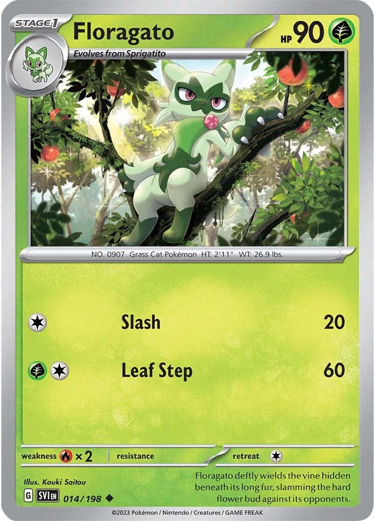 Floragato (014/198) [Scarlet & Violet: Base Set] | Silver Goblin