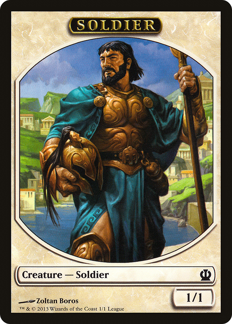 Soldier Token (Zoltan Boros) [League Tokens 2013] | Silver Goblin