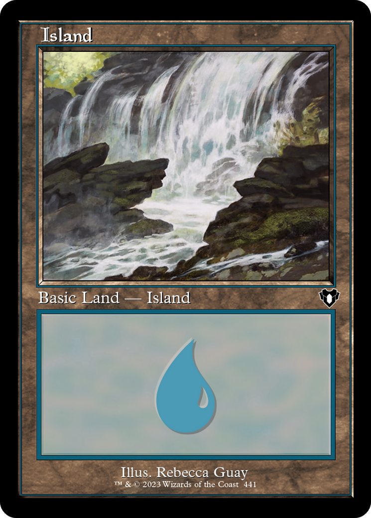 Island (441) (Retro) [Commander Masters]