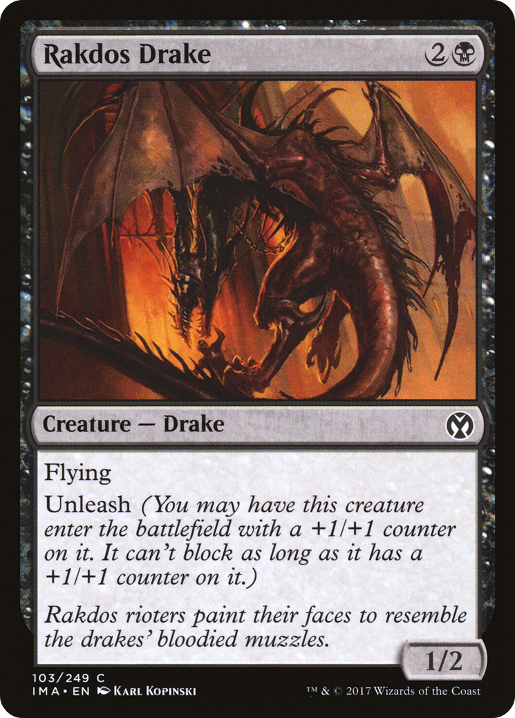 Rakdos Drake [Iconic Masters] | Silver Goblin