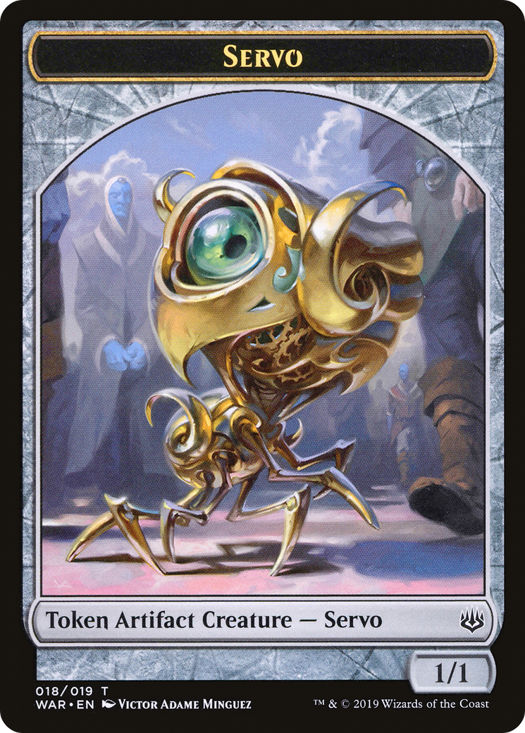 Servo Token [War of the Spark Tokens] | Silver Goblin