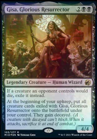 Gisa, Glorious Resurrector [Innistrad: Midnight Hunt Prerelease Promos] | Silver Goblin