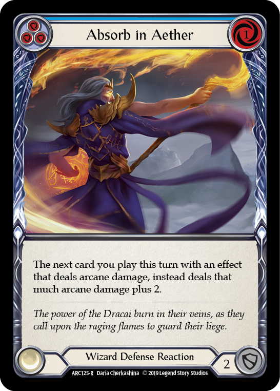 Absorb in Aether (Blue) 1st Edition  (ARC125) - Arcane Rising | Silver Goblin