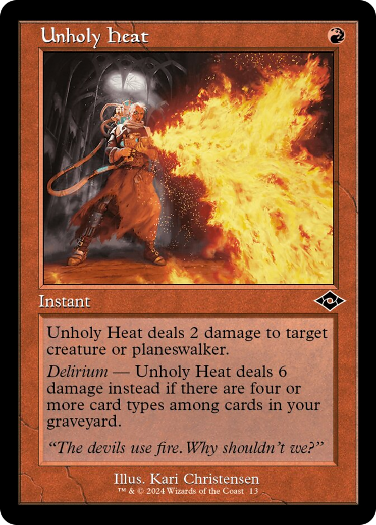 Unholy Heat (Retro) [Modern Horizons 2] | Silver Goblin