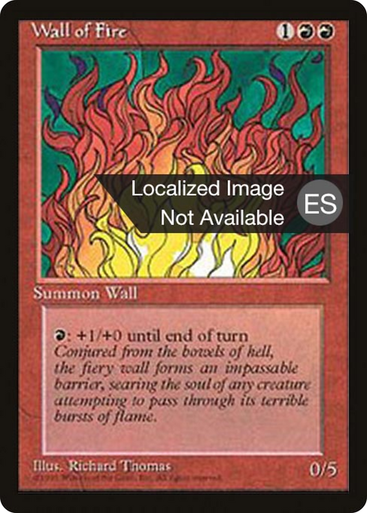 Wall of Fire [Fourth Edition (Foreign Black Border)]