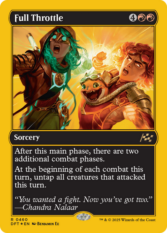 Full Throttle (First-Place Foil) Foil (460) - Aetherdrift