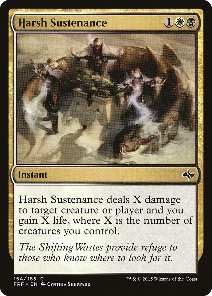 Harsh Sustenance [Fate Reforged] Foil