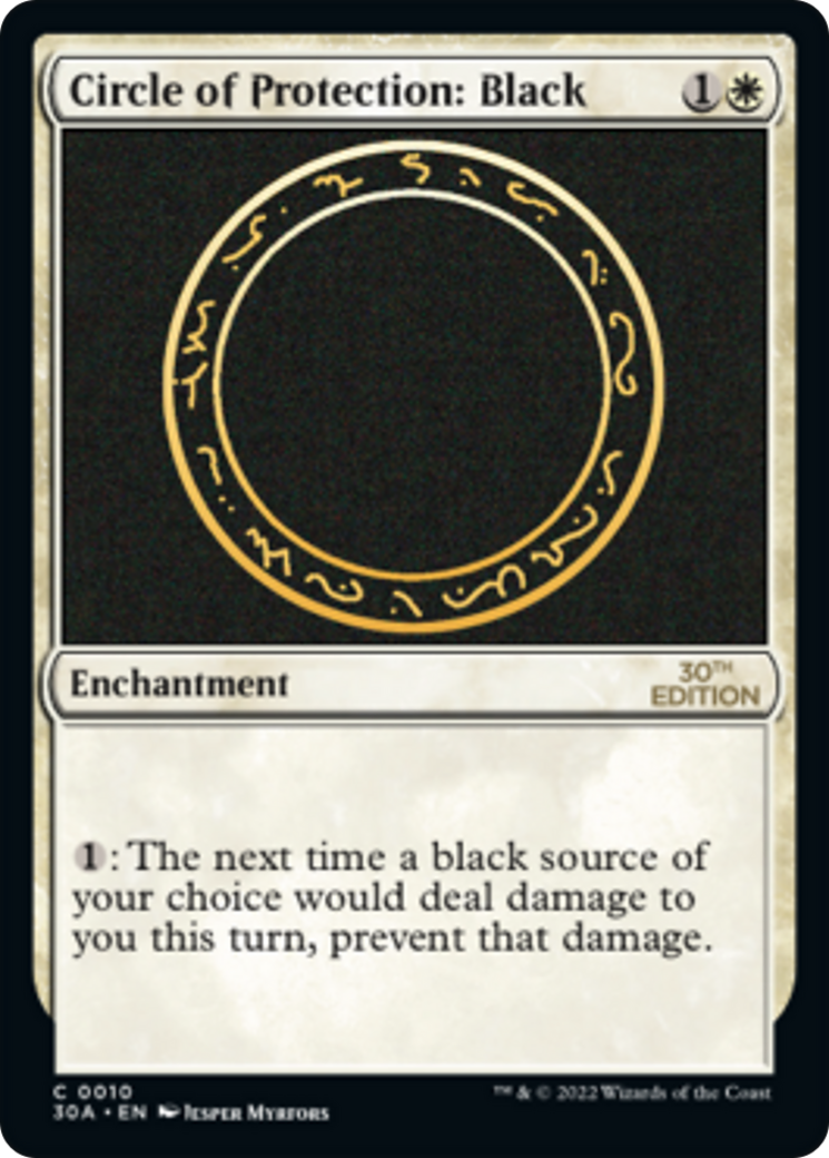 Circle of Protection: Black [30th Anniversary Edition] | Silver Goblin