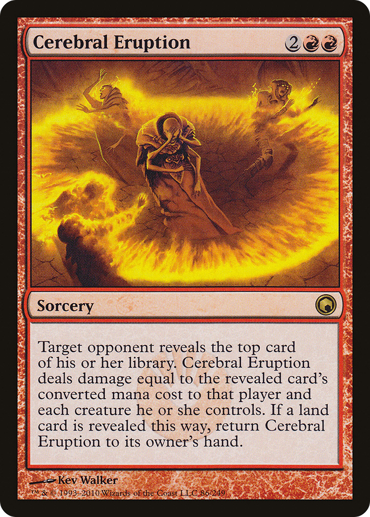 Cerebral Eruption [Scars of Mirrodin] | Silver Goblin