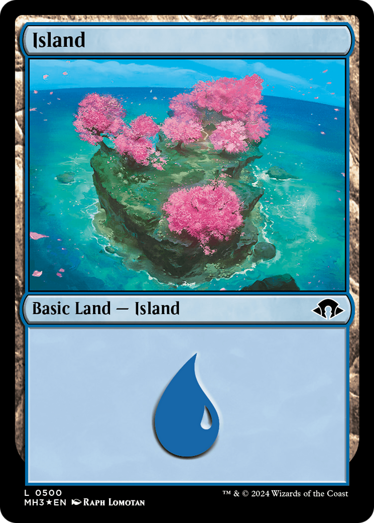 Island (0500) (Ripple Foil) [Modern Horizons 3] | Silver Goblin