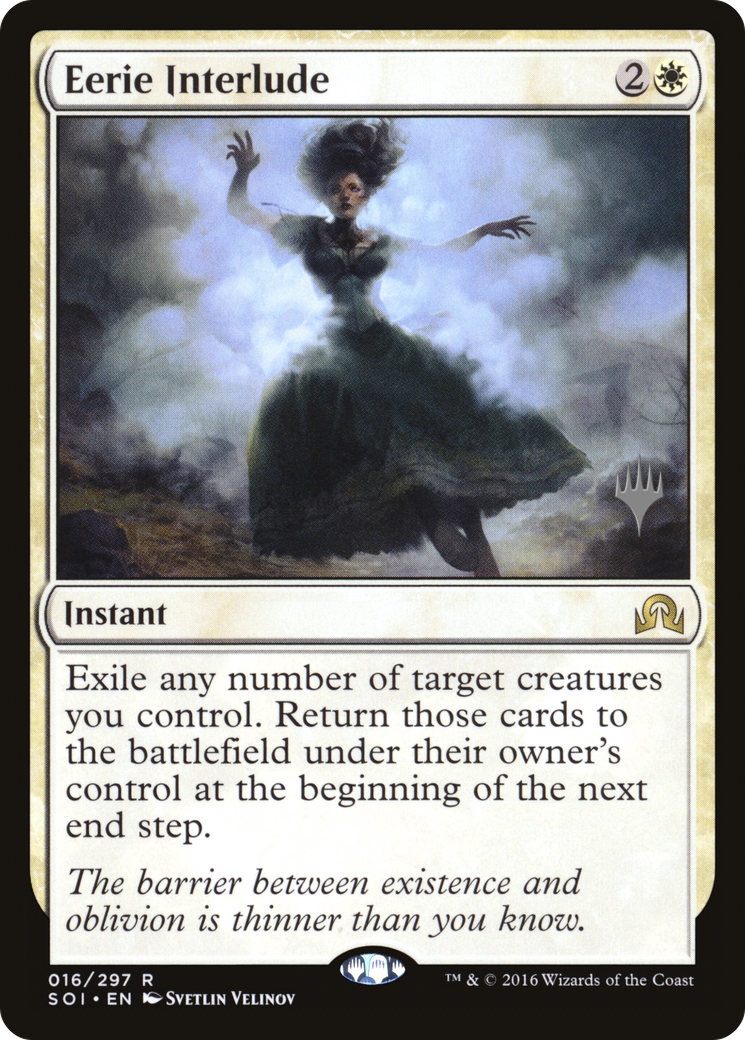 Eerie Interlude (Promo Pack) [Shadows over Innistrad Promos] | Silver Goblin