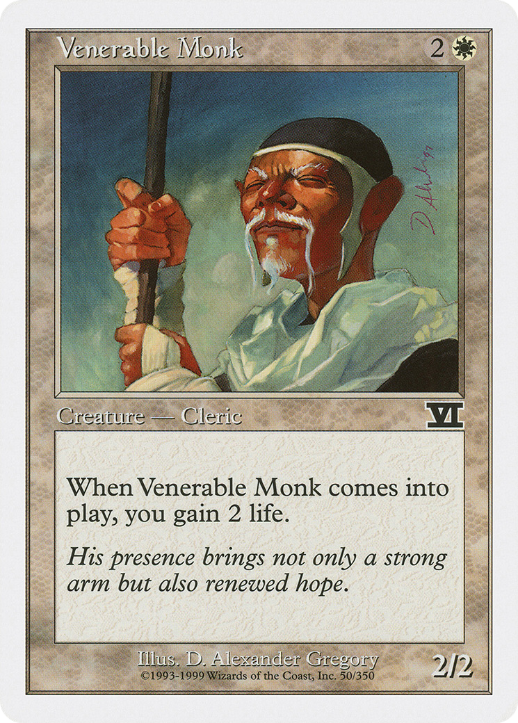 Venerable Monk [Classic Sixth Edition] | Silver Goblin