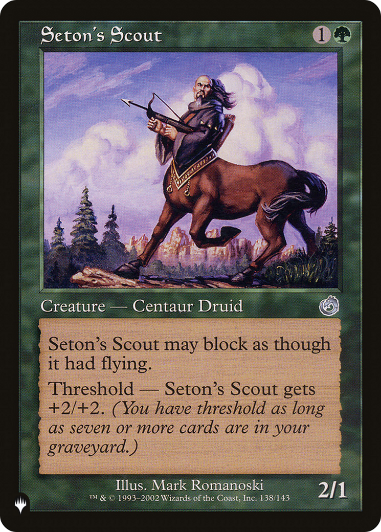 Seton's Scout (TOR-138)