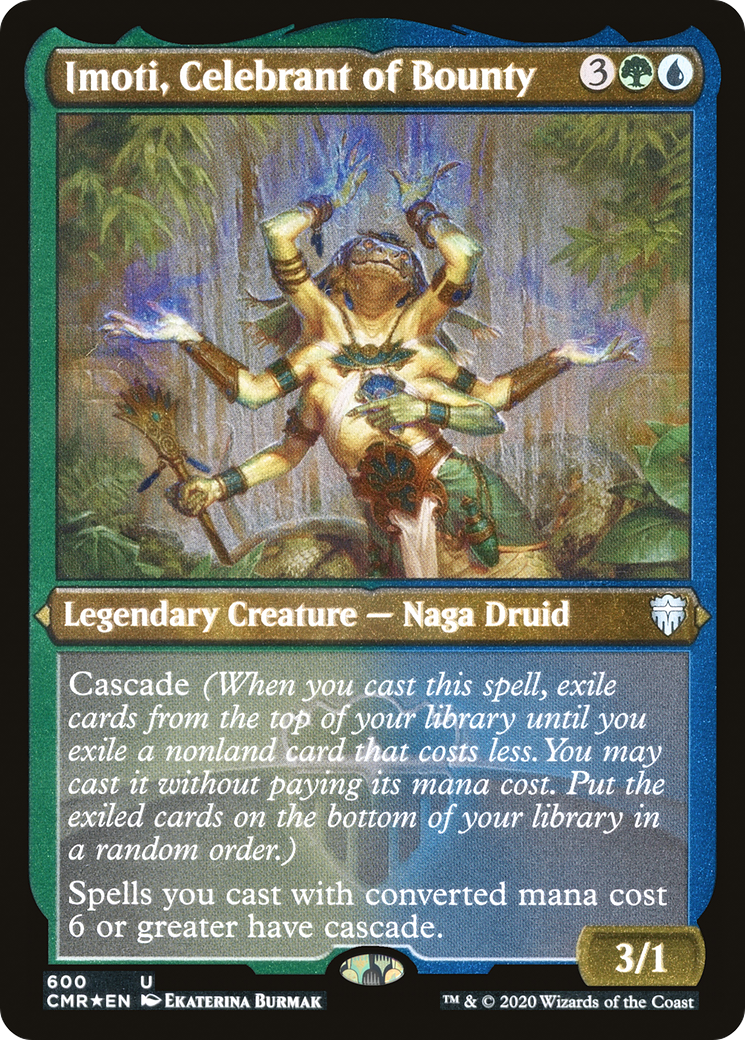 Imoti, Celebrant of Bounty (Etched) [Commander Legends]