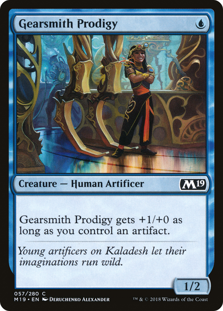 Gearsmith Prodigy [Core Set 2019] | Silver Goblin