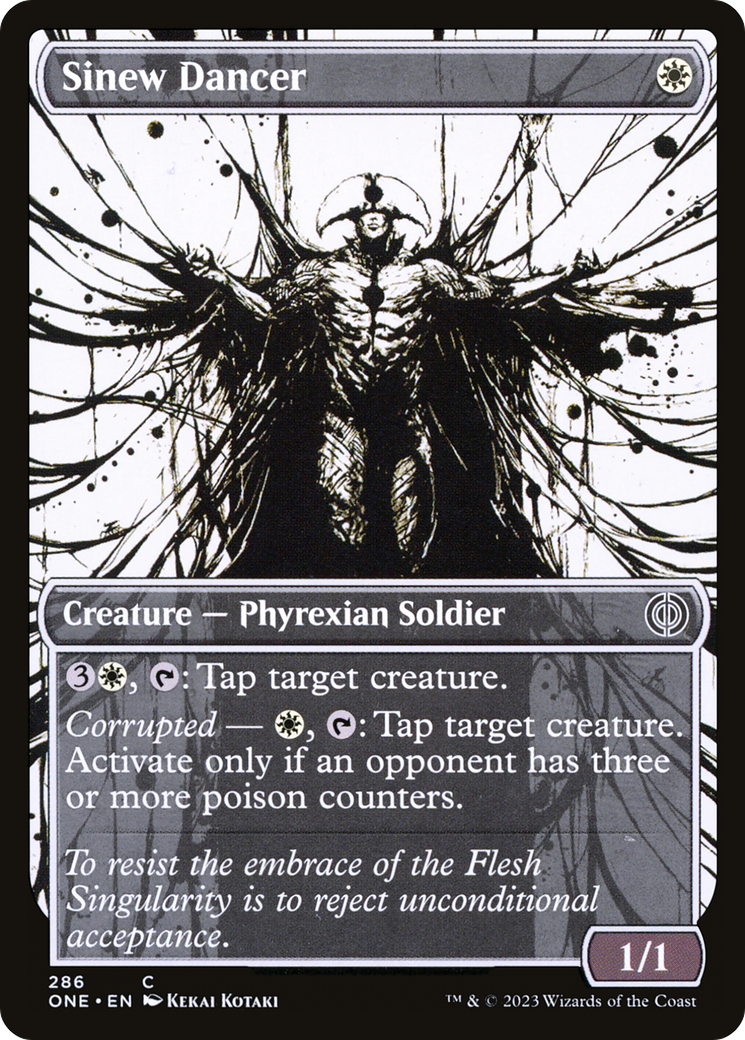 Sinew Dancer (Showcase Ichor) [Phyrexia: All Will Be One] | Silver Goblin