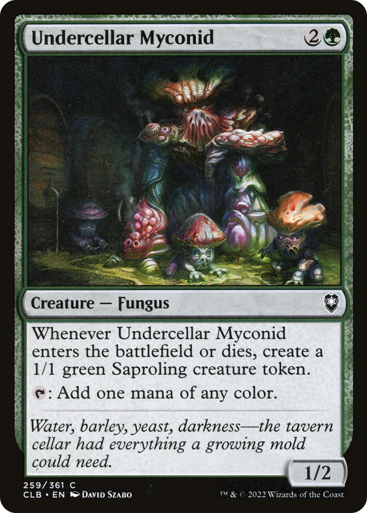 Undercellar Myconid [Commander Legends: Battle for Baldur's Gate] | Silver Goblin