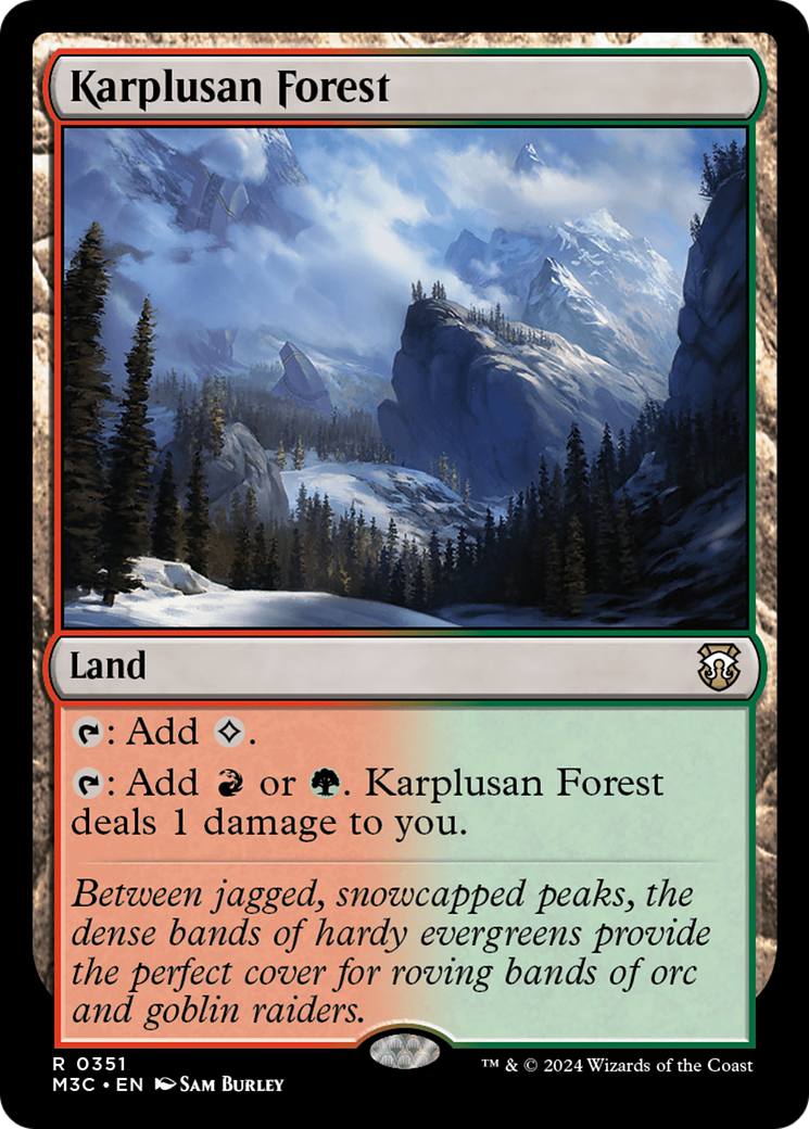 Karplusan Forest [Modern Horizons 3 Commander] | Silver Goblin