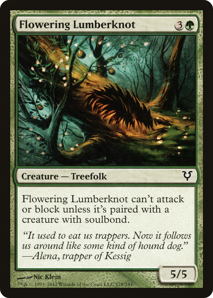 Flowering Lumberknot [Avacyn Restored] Foil
