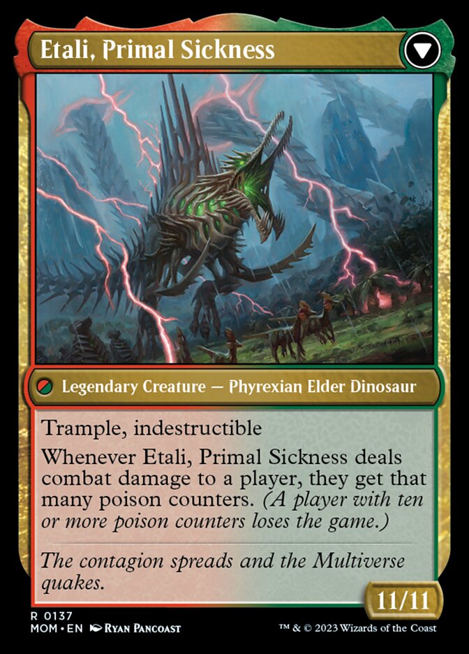 Etali, Primal Conqueror // Etali, Primal Sickness [March of the Machine] | Silver Goblin