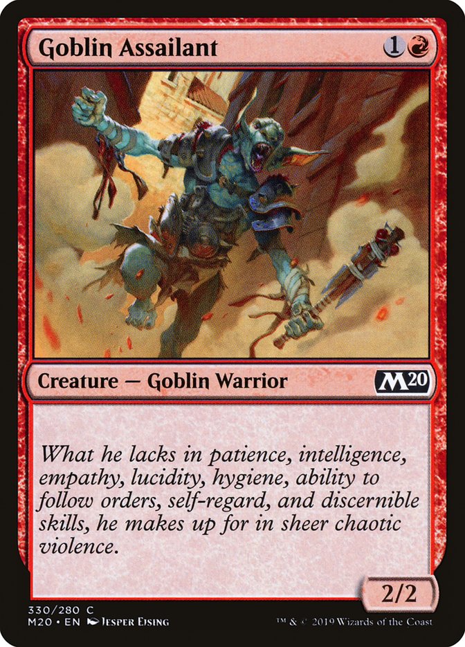 Goblin Assailant [Core Set 2020] | Silver Goblin