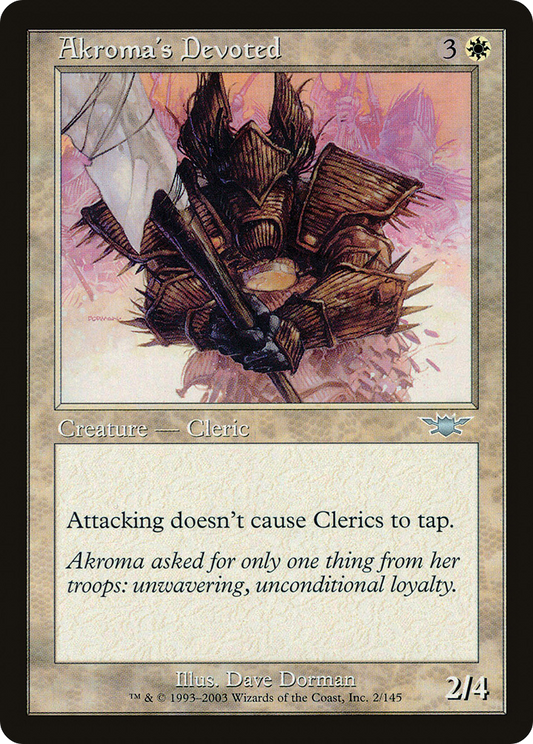 Akroma's Devoted [Legions] Foil