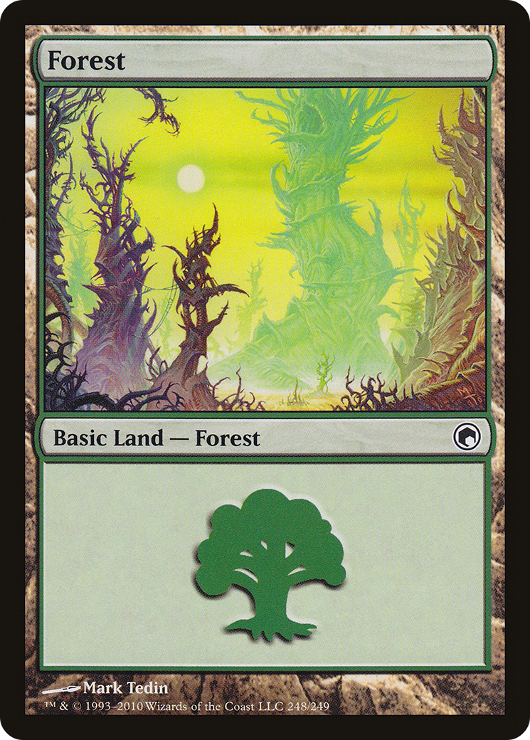 Forest (248) [Scars of Mirrodin] | Silver Goblin