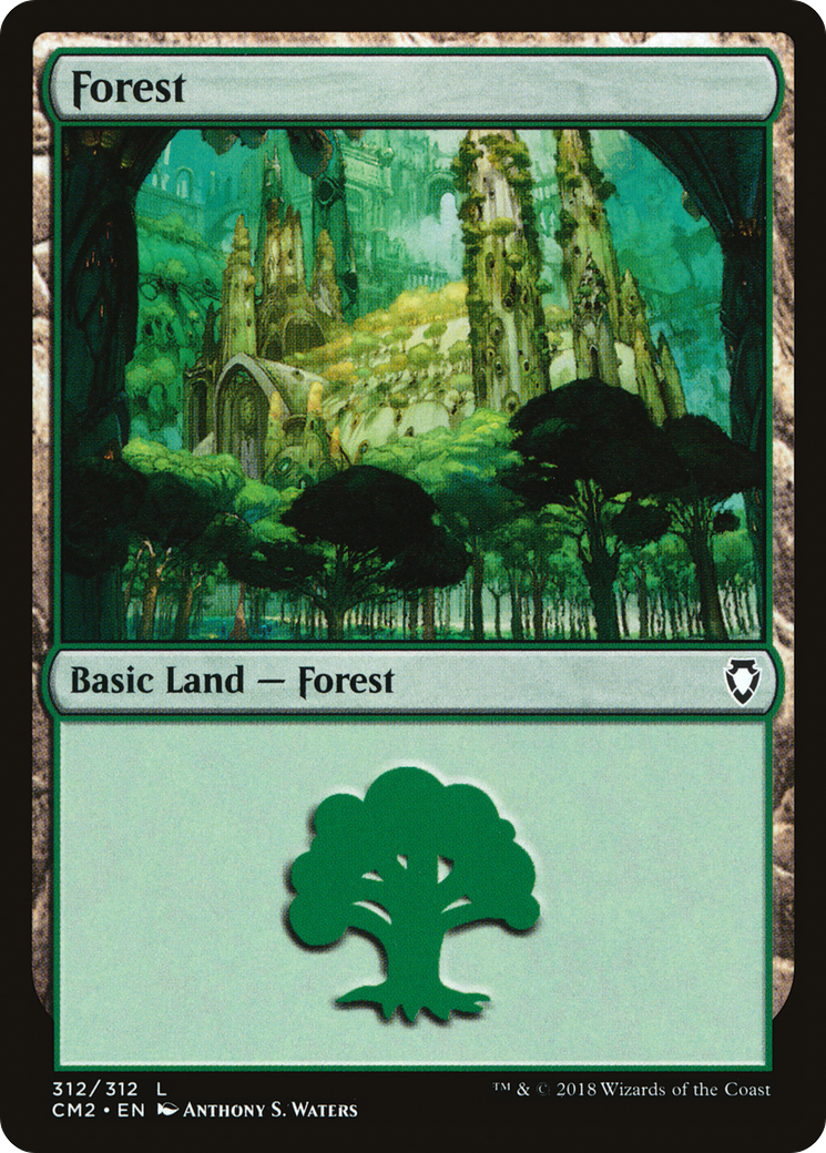 Forest (312) [Commander Anthology Volume II] | Silver Goblin