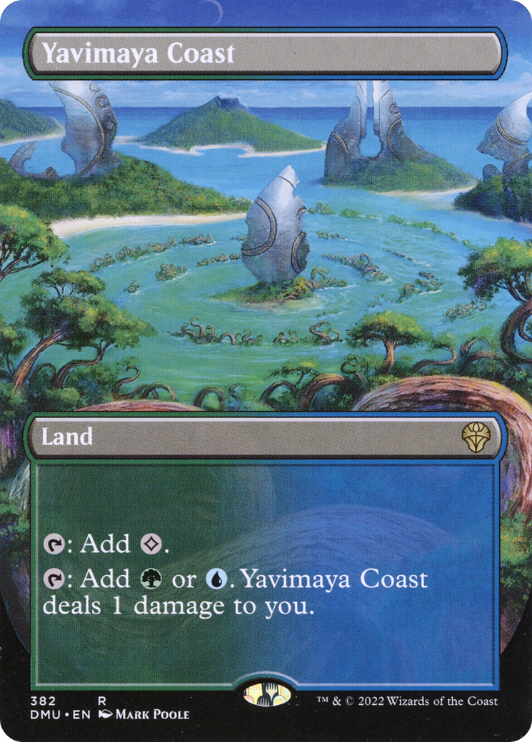 Yavimaya Coast (Borderless Alternate Art) [Dominaria United] | Silver Goblin