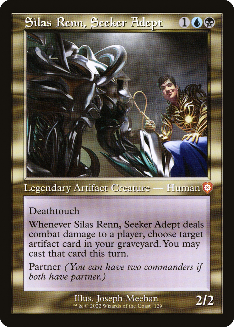 Silas Renn, Seeker Adept (Retro) [The Brothers' War Commander] | Silver Goblin