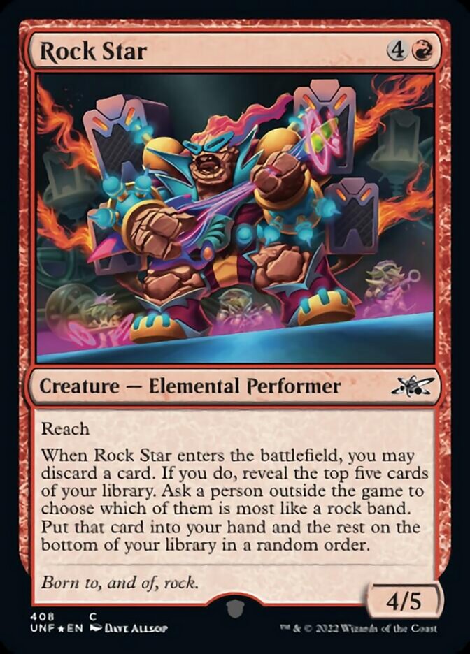 Rock Star (Galaxy Foil) [Unfinity] | Silver Goblin