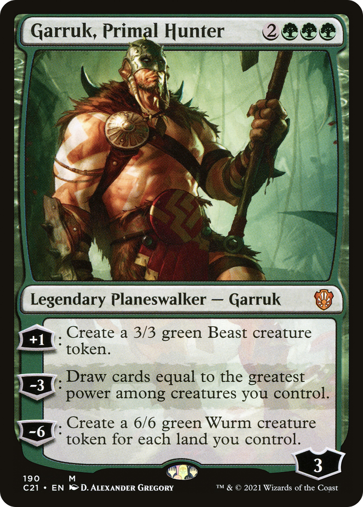 Garruk, Primal Hunter [Commander 2021] | Silver Goblin