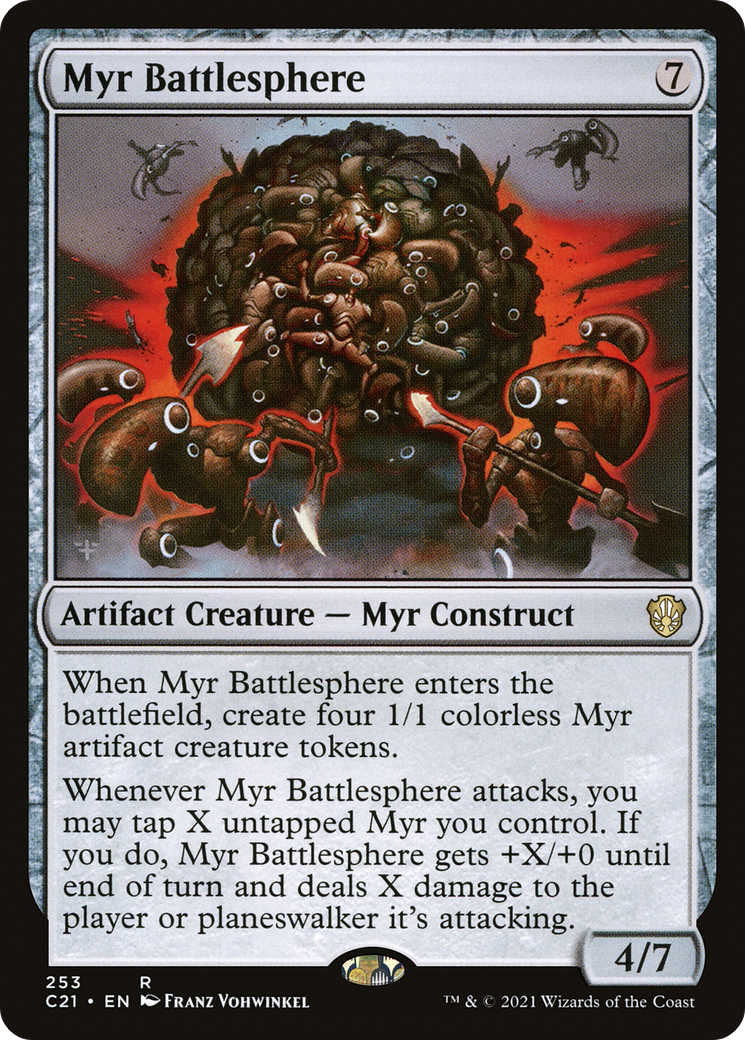 Myr Battlesphere [Commander 2021] | Silver Goblin