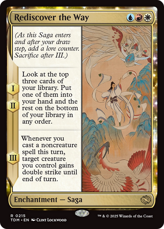Rediscover the Way (215) Foil - Tarkir: Dragonstorm