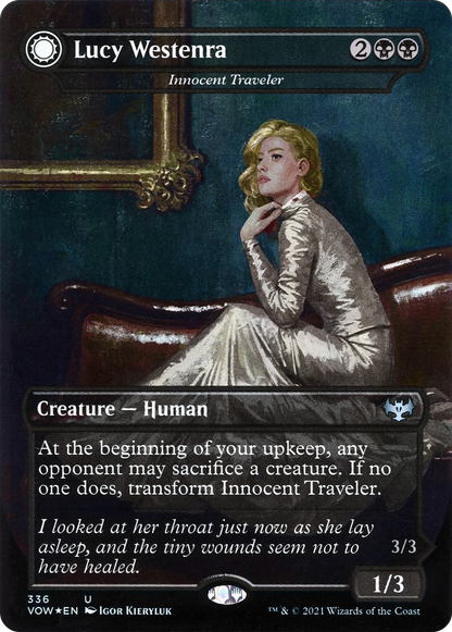 Innocent Traveler // Malicious Invader - Lucy Westenra // Lucy, Arisen Vampire [Innistrad: Crimson Vow]