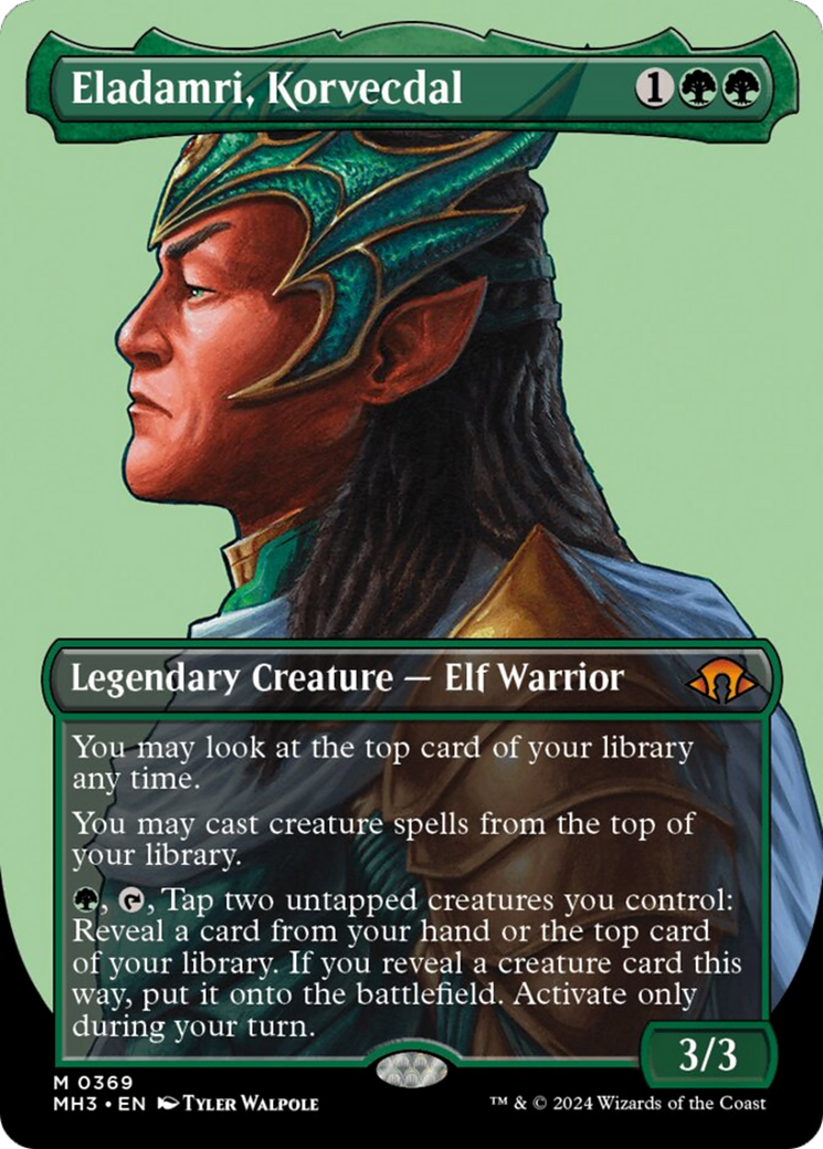 Eladamri, Korvecdal (Borderless) [Modern Horizons 3] | Silver Goblin