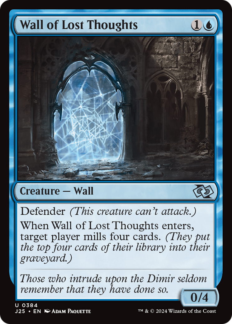 Wall of Lost Thoughts [Foundations Jumpstart] | Silver Goblin